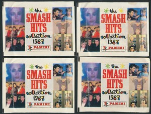 (4) 1987 PANINI THE SMASH HITS COLLECTION UNOPENED PACKS MADONNA WHITNEY U2 