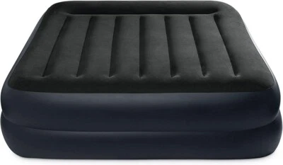 INTEX 16.5" Dura-Beam Series Pillow Rest Raised Airbed Internal Pump 2021 Model - Image 1 of 4