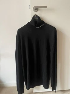 Original Gr. XL Np 595€ Balmain Herren Rollkragen Strick Pullover - Bild 1 von 7
