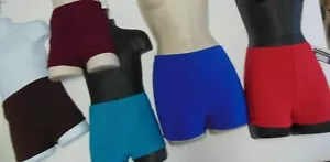 Pantalones Cortos Spandx Danza Gimnasia Pinza Pierna muchas opciones de color más de 100 disponibles - Imagen 1 de 18