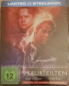 THE SHAWSHANK REDEMPTION Limited Edition Steelbook (Blu-ray) Region-B Locked NEW - Picture 1 of 3