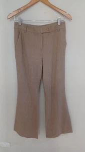 COUNTRY ROAD Vintage 2000s Y2k (2009) Designer Label Womens Brown Pants, Size 6 - Picture 1 of 8