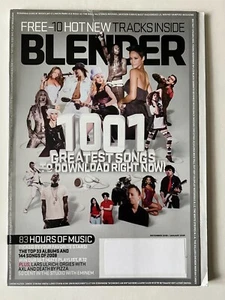 TOP ALBUMS SONGS December 2008 January 2009 BLENDER MAGAZINE Lars Ulrich 50 Cent - Picture 1 of 5