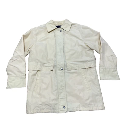 Chaqueta London Fog De Colección Cremallera Hombres L Amarilla Golf Retro Abuelo Exterior Ventilación Abrigo 46" Foto 1 de 4