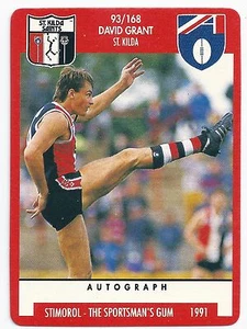 1991 Stimorol (93) David GRANT St. Kilda "" - Picture 1 of 1