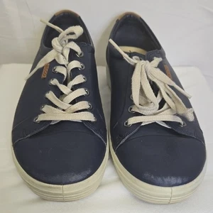 Zapatilla Deportiva Ecco Soft 7 Cuero, Azul, Mujer Talla EU 40 / US 9 - Imagen 1 de 10