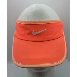 Nike Dri-FIT Featherlight Visera Ajustable Sombrero Gorra Naranja Ropa Activa - Imagen 1 de 12