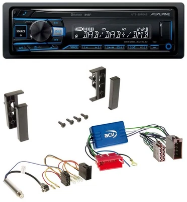 Alpine USB Bluetooth DAB MP3 Autoradio für Audi A2 A3 8L A4 B5 A6 C5 Aktivsystem - Bild 1 von 4