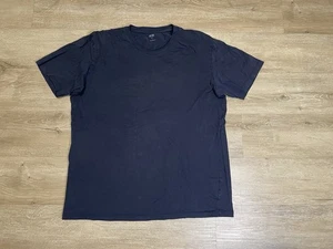 Uniqlo Supima Cotton Herren Gr. L T-Shirt Navy Blau Rundhals Kurzarm - Bild 1 von 8