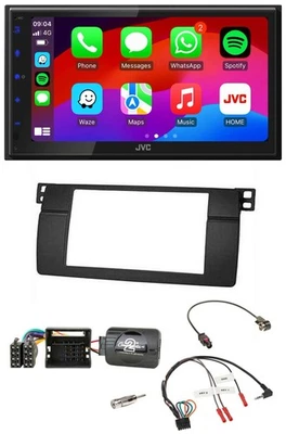 JVC Bluetooth 2DIN Lenkrad DAB USB Autoradio für BMW 3er E46 2001-2006 Profi - Bild 1 von 4
