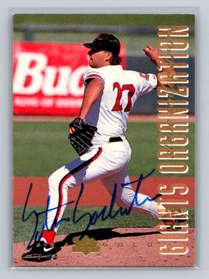 1994 Classic Best Gold Autograph #161 Steve Soderstrom San Francisco Giants - Image 1 of 2