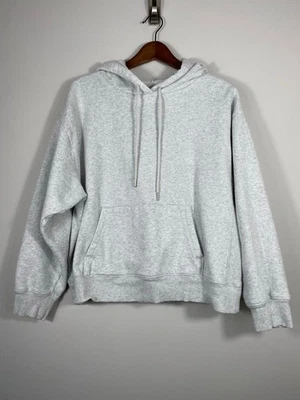 Sudadera con capucha polar de gran tamaño ROSA Victoria’s Secret - gris claro - talla grande Foto 1 de 4