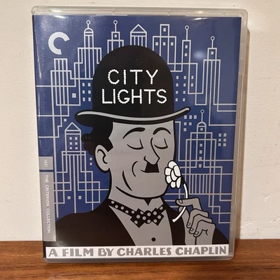 CITY LIGHTS 1931 Charlie Chaplin Criterion Spine #680 Blu-ray + DVD LIKE NEW - Image 1 of 4