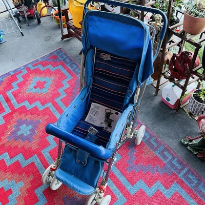 Vintage 1980's Century Bilt Rite Baby Stroller With Manual - Image 1 of 4