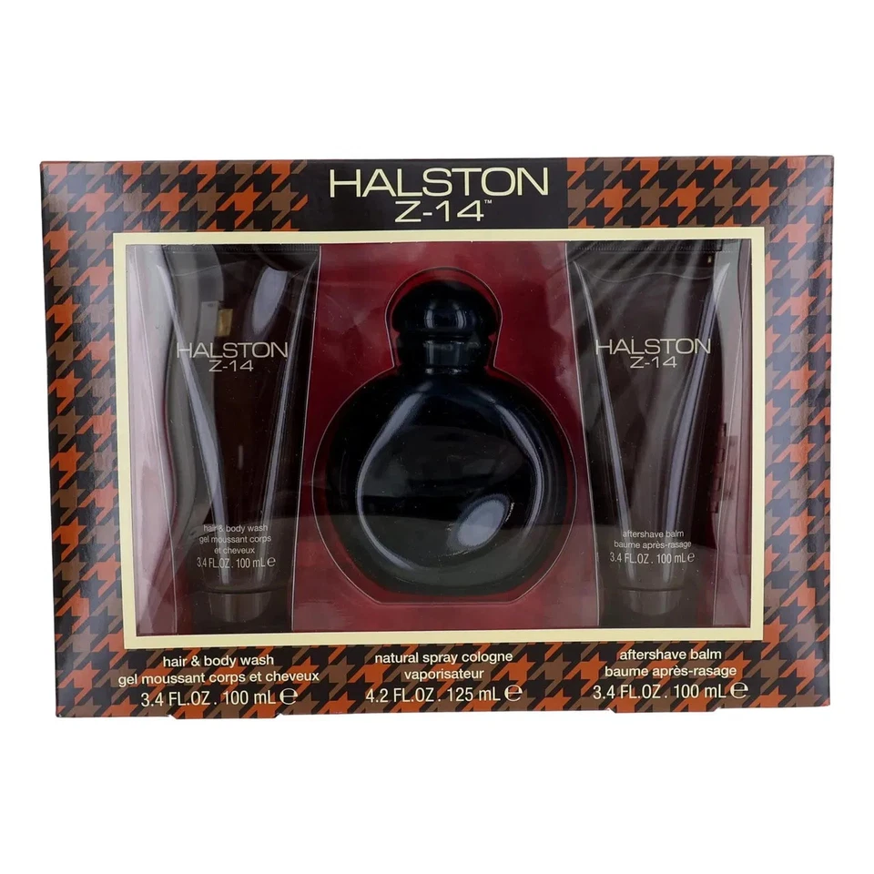 JUEGO DE 3 PIEZAS HALSTON Z-14 PARA HOMBRE: SPRAY DE COLONIA 4,2 + BÁLSAMO PARA DESPUÉS DEL AFEITADO 3,4 + 3,4 HA Foto 1 de 1