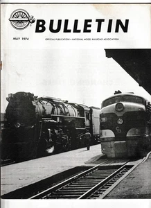 Vintage National Model Railroad Association Bulletin Magazine Mai 1974 - Bild 1 von 3