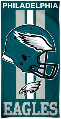 Philadelphia Eagles Full Size Beach And Home Decor Towel 30" X 60" NFL - Image 1 of 4