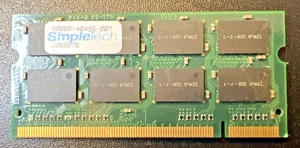 512MB DDR1 SDRAM SO-DIMM PC2700 DDR-333 Laptop Memory Module - Picture 1 of 2