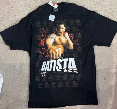 Camiseta De Colección Y2K WWE Batista I Walk Alone Lucha El Animal Talla X-Grande Foto 1 de 4