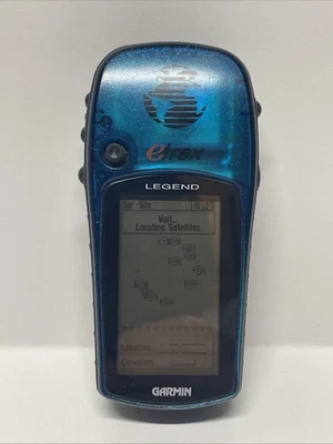 Garmin eTrex Legend Handheld Personal GPS Unit Tested Blue - Image 1 of 4