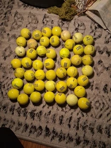 48 Yellow Range Balls Lot C - Picture 1 of 3