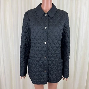 Donna L.L. Giacca cappotto trapuntato Bean imbottito fienile taglia XL nero - Foto 1 di 12