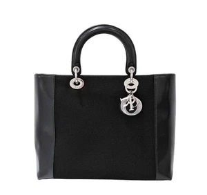 Dior Leather & Fabric Tote and Shoulder Bag 7425946679 117040028 - Picture 1 of 7