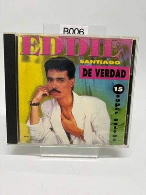 Eddie Santiago: De Verdad 15 Super Exitos MUSIC AUDIO CD latin salsa compilation - Image 1 of 4