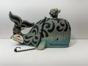 Jim Shore Heartwood Creek 2004 Blue Whale Birdhouse 4002244 NUEVO - Imagen 1 de 7
