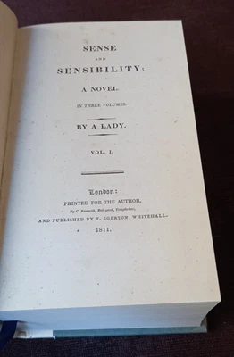 Sense & Sensibility, 2011 Ltd Facsimile Edition, Austen Museum Chawton - Image 1 of 4