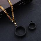 Silicone hanging ring Anti-lost Chain Necklace Metal Lanyard Keel Chain