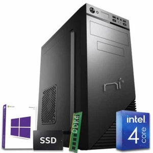 Intel QuadCore 2,7GHz 8GB RAM SSD 480GB Windows 10 Pro WIFI Lizenziert Festnetz PC - Bild 1 von 5
