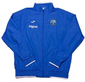 Giacca JOMA West Indies squadra di cricket vento zip intera blu digitale XXL 2XL - Foto 1 di 11