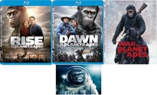 Planet Of The Apes Trilogy Rise / Dawn / War For The Planet Of The Apes Set