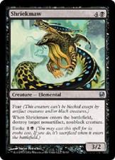 Shriekmaw LP Duel Decks: Ajani vs. Nicol Bolas MTG Magic Cards Black Uncommon