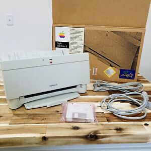Apple StyleWriter II Vintage 90s Printer w/ Install Disks Cords and OG Box 1993