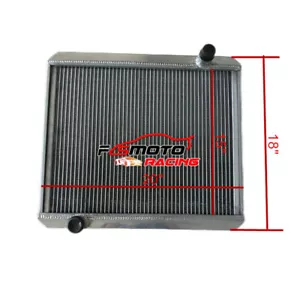 3 ROW ALUMINUM RADIATOR FOR 1958-1960 1959 MG MGA 1600 TWIN CAM MT 18"×20" Size - Picture 1 of 4