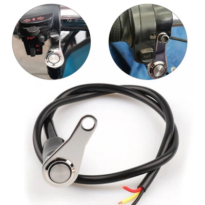 1X Handlebar Mount Push Button 12V For Work Light LED Motorcycle Switch - image 1 of 4