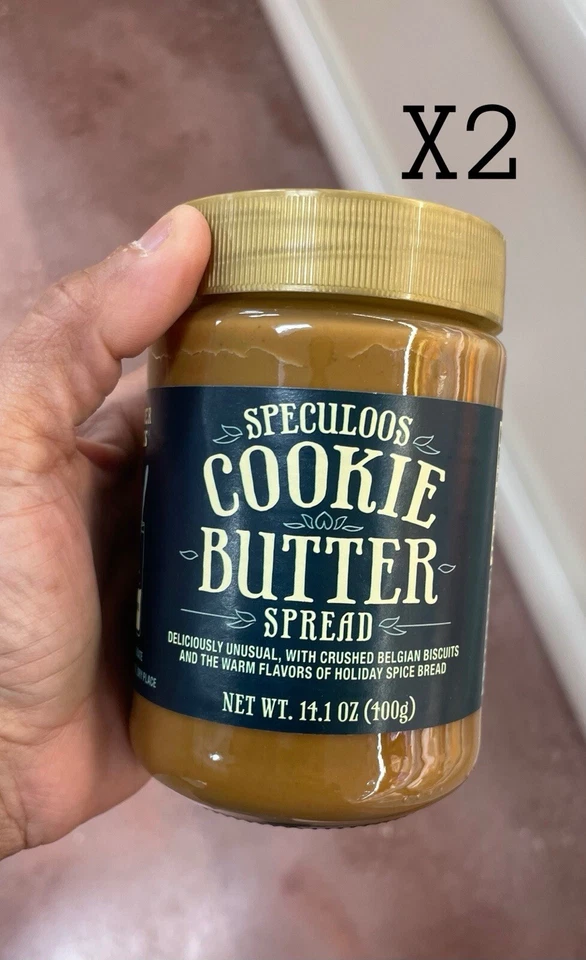 2 PACK Trader Joes Speculoos Cookie Butter 14.1 oz Each - Image 1 of 4