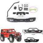 Front Bumper Wide Version with LED 2-light light wire for 1/10 SCX10 Trx4 BRONCO