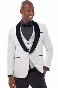 Jack Martin - Mens Floral Tuxedo Jacket & Vest | Unique Smoking Jacket For Men - Picture 1 of 38