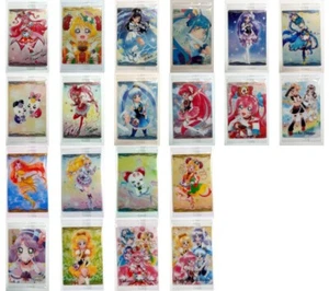 Precure Wafer Sweets 5 a free gift Original Newly Drawn 20 Cards - Picture 1 of 6