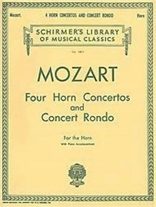 Four Horn Concertos And Concert Rondo, French Horn And Piano - Image 1 of 1