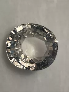 Natural Light Green Topaz 38.5ct oval-cut - Picture 1 of 13