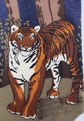Corbata de tigre de Bengala animal 100 % seda Wild World Wildlife Fund WWF TIE 1991 Foto 1 de 4