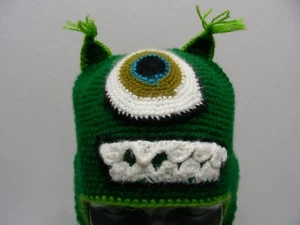 ONE-EYED MONSTER - HAND MADE - YOUTH SIZE CHULLO STYLE STOCKING CAP BEANIE HAT!  - Picture 1 of 9