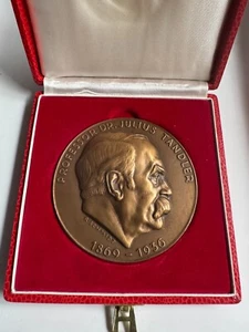 Professor Dr. Julius Tandler / Stadtwappen Wien - Medaille aus Bronze 8 cm - Picture 1 of 4
