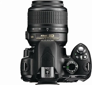 Nikon D60 10MP Digital SLR Camera Body + Nikon 18-55mm AF-S VR - Picture 1 of 4