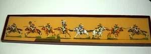 30MM FLACHE ZINNFIGUREN ANTIKE NAPOLEONISCHE FRANZÖSISCHE DRAGONEN AUFLADEN!! SCHÖN - Bild 1 von 11