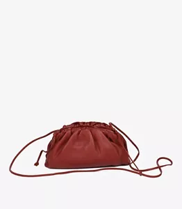 Bottega Veneta Brick Calfskin Leather Mini The Pouch - Picture 1 of 11